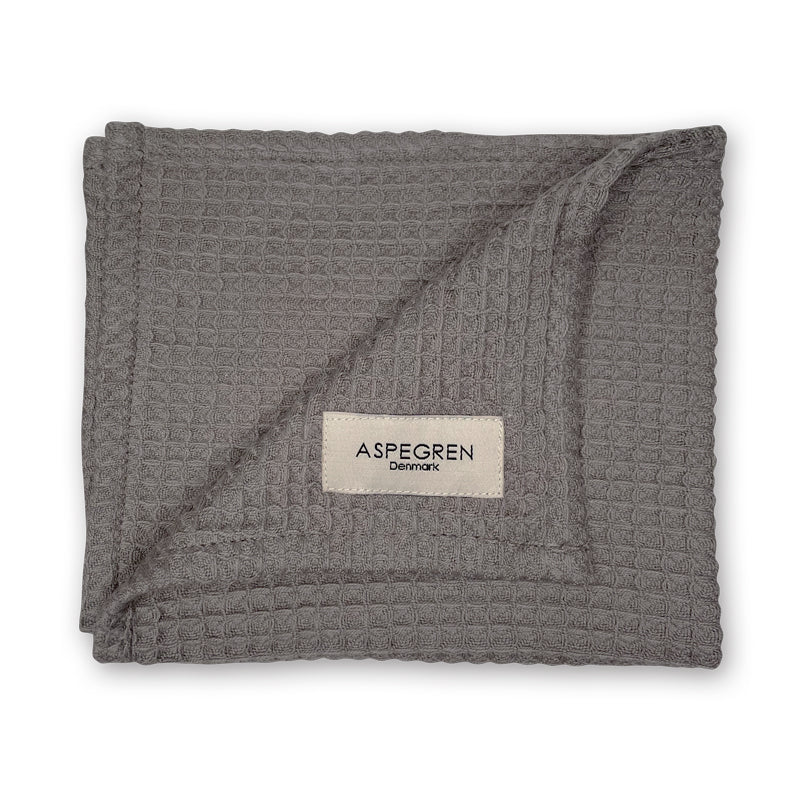 Vohvelikankainen pyyhe – Dark Gray