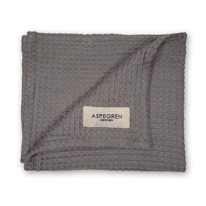 Vohvelikankainen pyyhe – Dark Gray